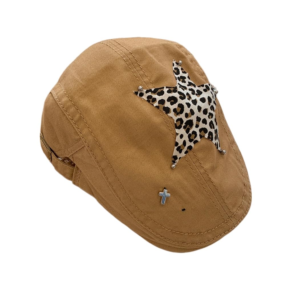 Amazon.com: Y2k Cheetah Hat 90s Newsboy Hats for Women Y2k